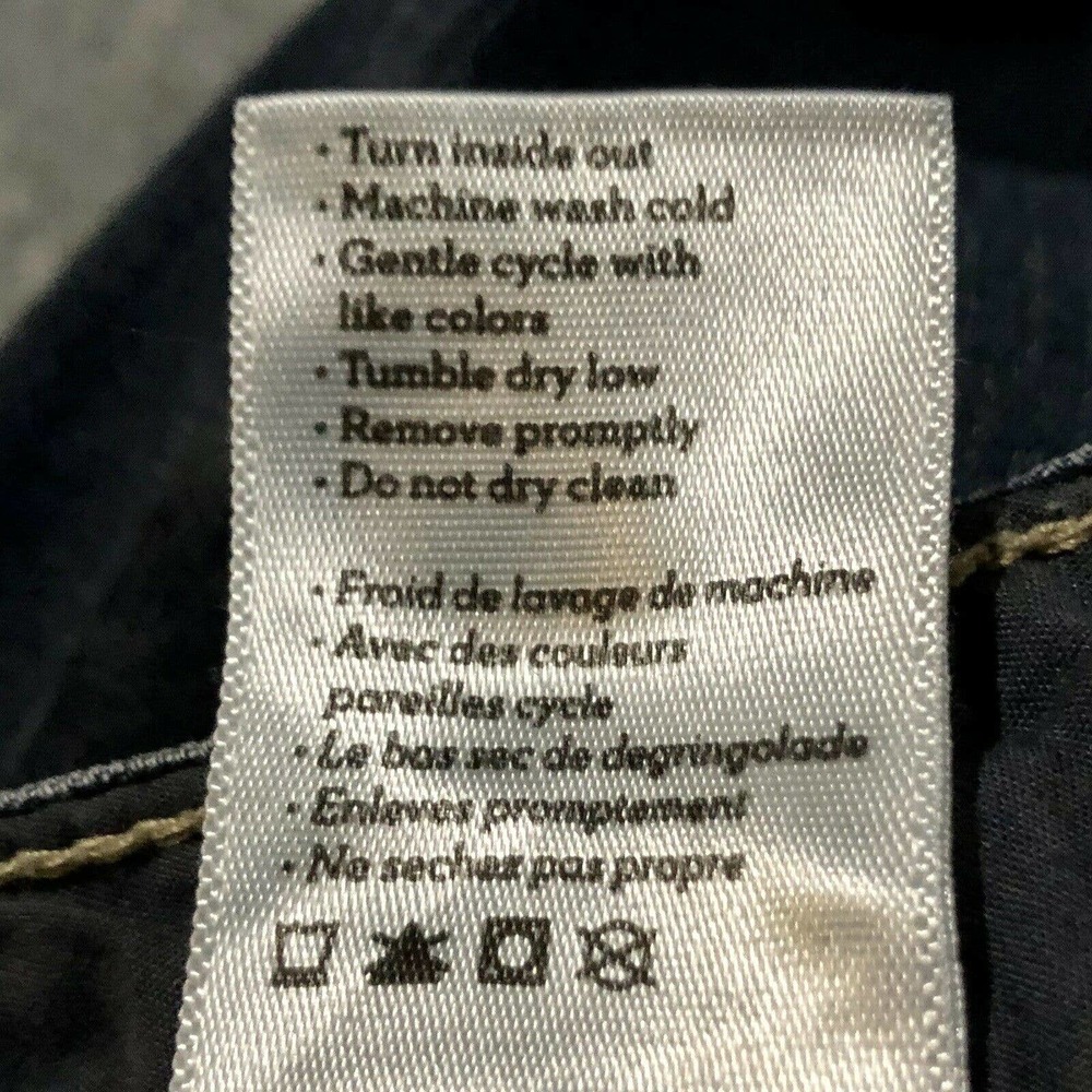 Paige Jeans 27 Skyline Straight Dark Blue Low Rise 30 Inseam Women’s - Picture 11 of 11